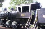 FIREMAN'S SIDE VIEW OF THE CAB